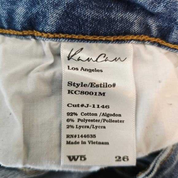 KanCan Whistering Distressed Women's Skinny Jeans 5/26 - Picture 4 of 4